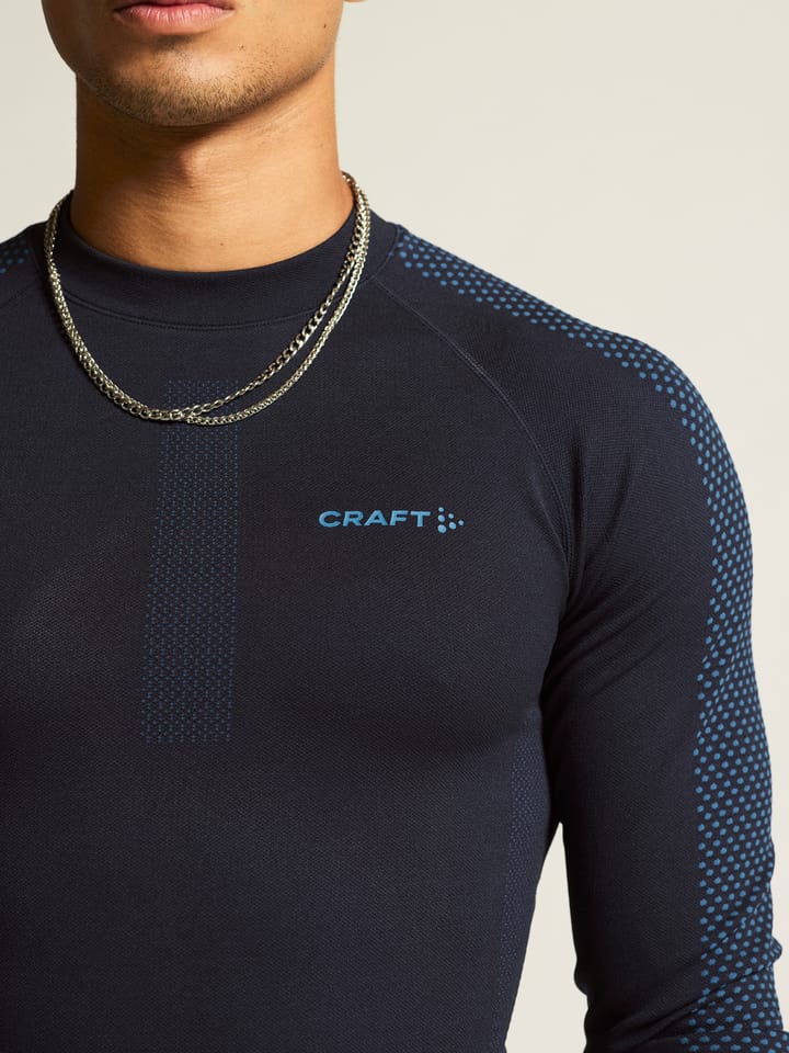 Craft Men's Adv Warm Intensity Longsleeve Blaze/Royal Craft