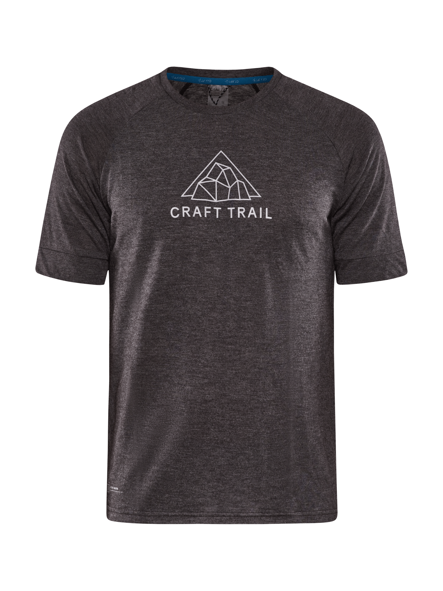 Craft Men's Advance Trail Wool Short Sleeve Tee  Black/Melange