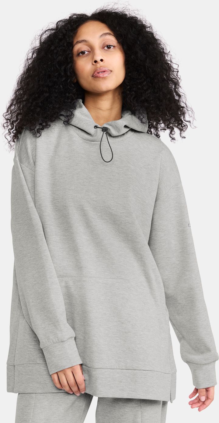 Craft Women's Advance Join Long Hoodie Grey Melange Craft