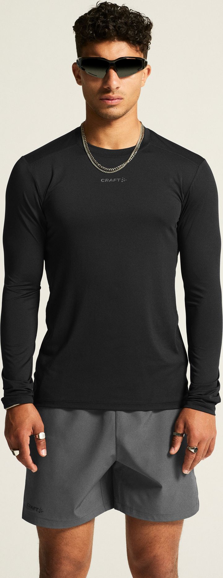 Craft Men's Advance Essence Long Sleeve Tee 2  Black Craft