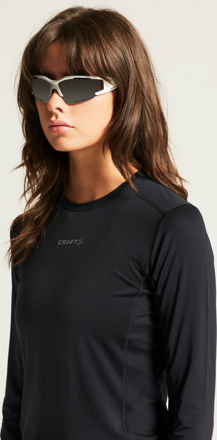 Craft Women's Advance Essence Long Sleeve Tee 2 Black Craft