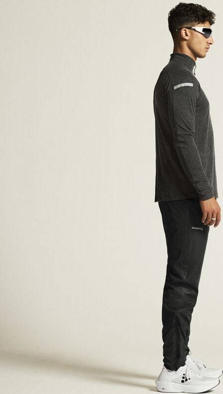 Craft Men's ADV SubZ Wool LS Tee 3 Black-Melange Craft