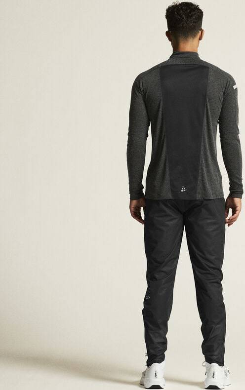 Craft Men's ADV SubZ Wool LS Tee 3 Black-Melange Craft