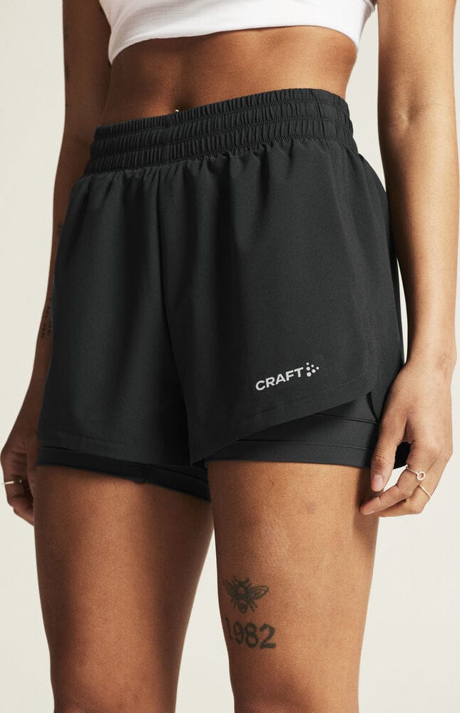 Craft Women's Adv Essence 2-In-1 Shorts 2 Black Craft