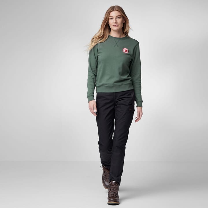 Fjällräven Women's 1960 Logo Badge Sweater Deep Patina Fjällräven