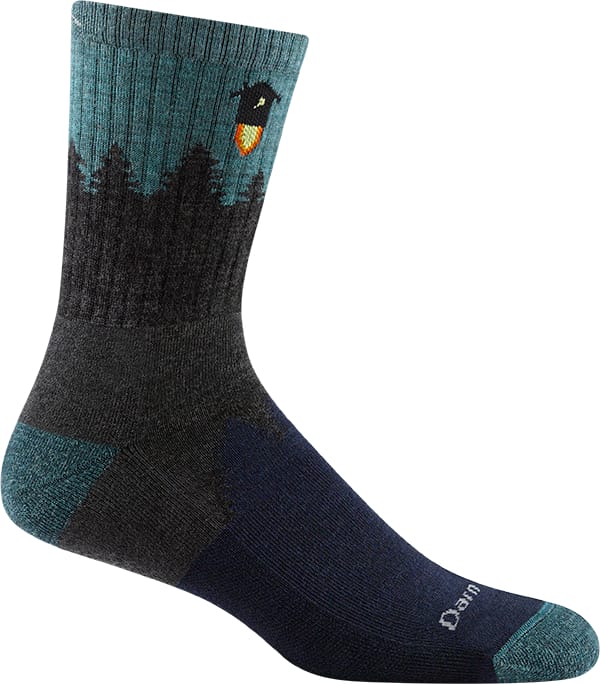 Darn Tough Men's Number 2 Micro Crew Midweight Hiking Sock Gray