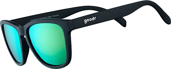 Goodr Sunglasses Vincents Absinthe Night Terrors Blue Goodr Sunglasses