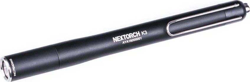 NexTorch K3 V2.0 High Performance Pocket-sized Penlight Black