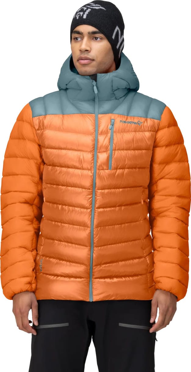 Norrøna Men's Lyngen Down850 Hood Gold Flame Norrøna