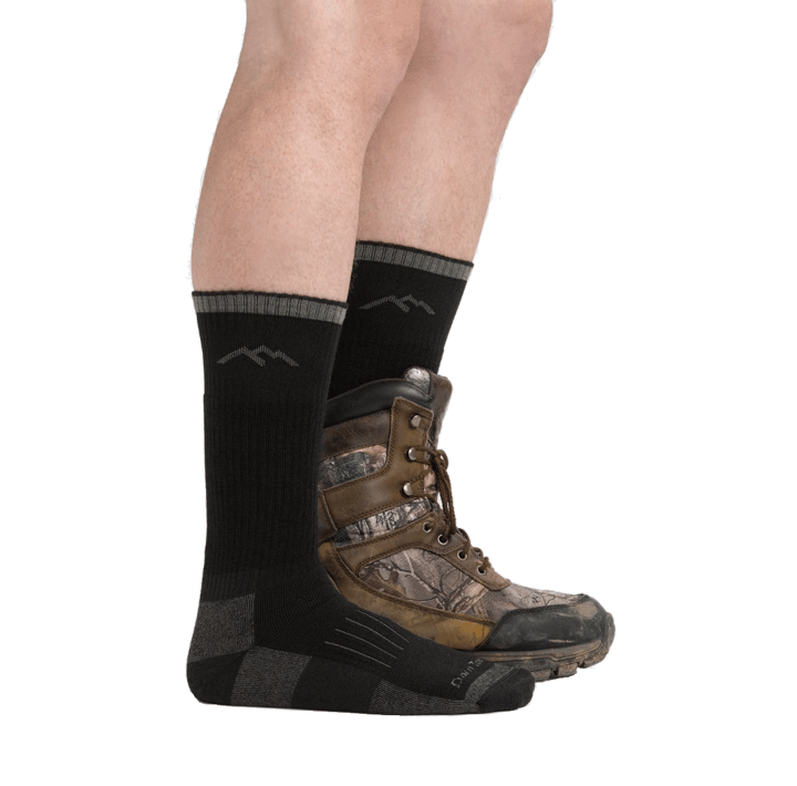 Darn Tough Men's Hunting Boot Sock Full Cushion Charcoal Darn Tough