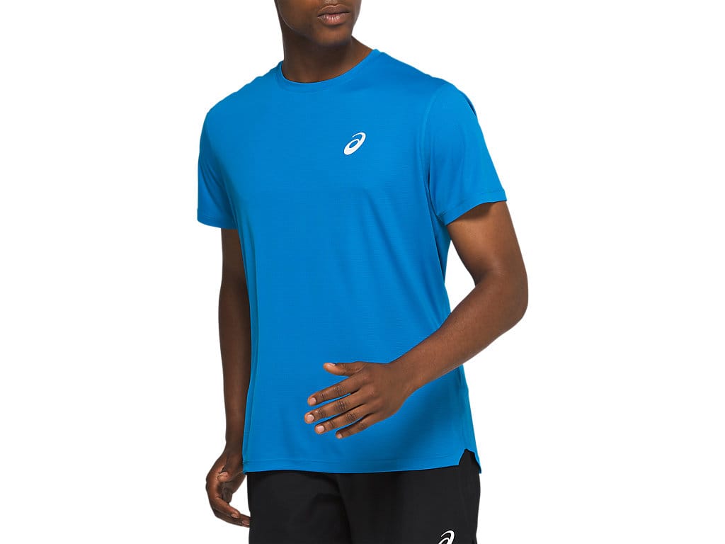 Asics Men's Core Short Sleeve Top Asics Blue