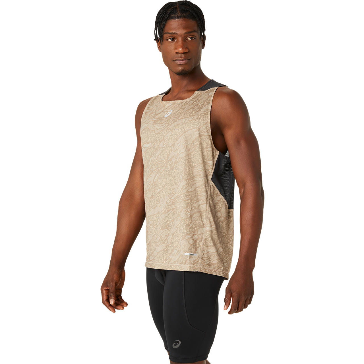 Asics Men’s Fujitrail Singlet Pepper