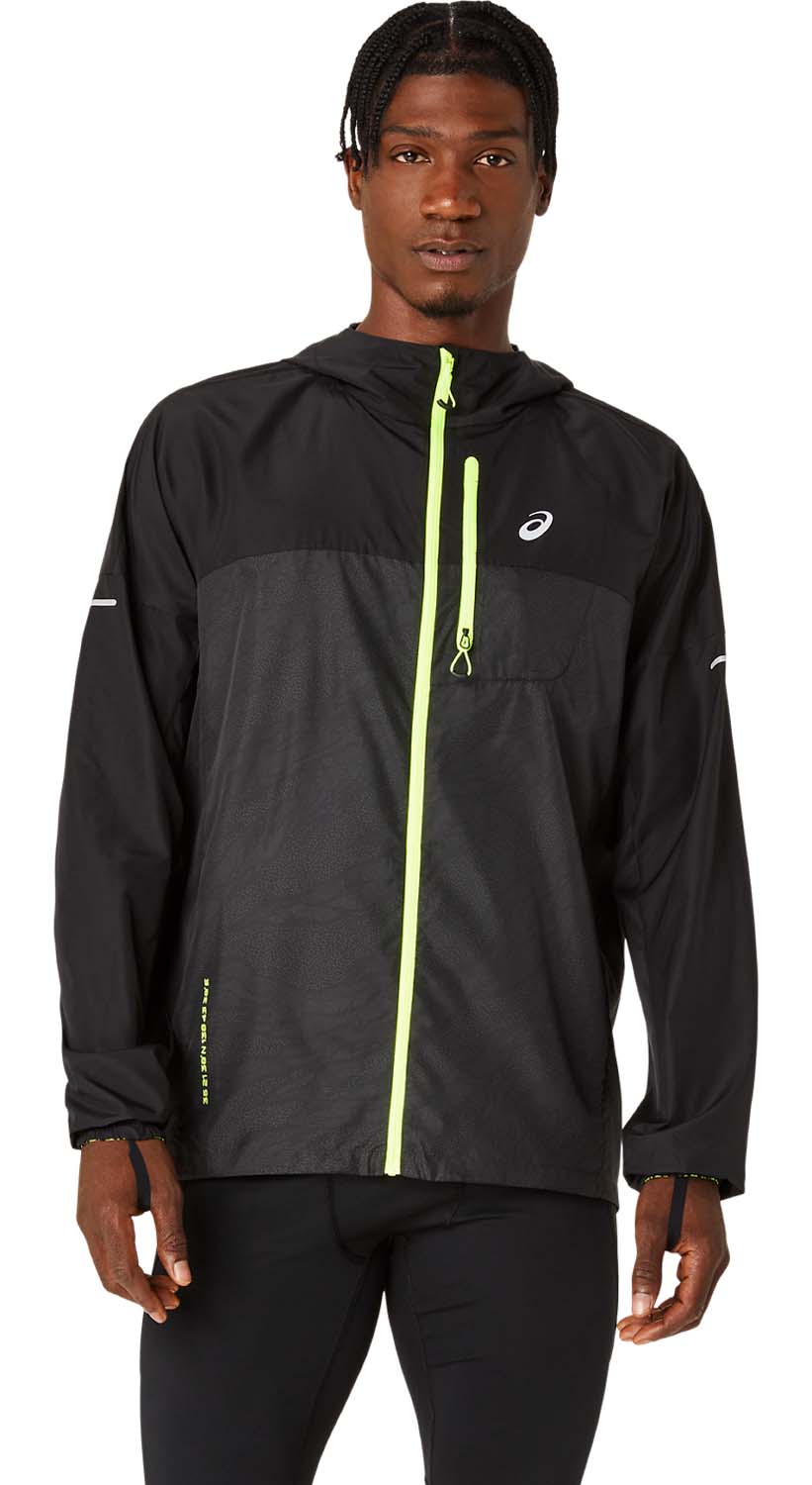 Asics Men’s Fujitrail Packable Windbreaker Performance Black/Performance Black