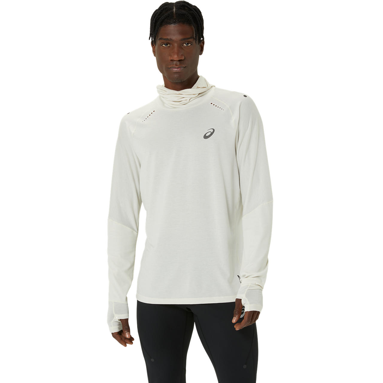 Asics Men’s Metarun Winter Longsleeve Hoodie Birch