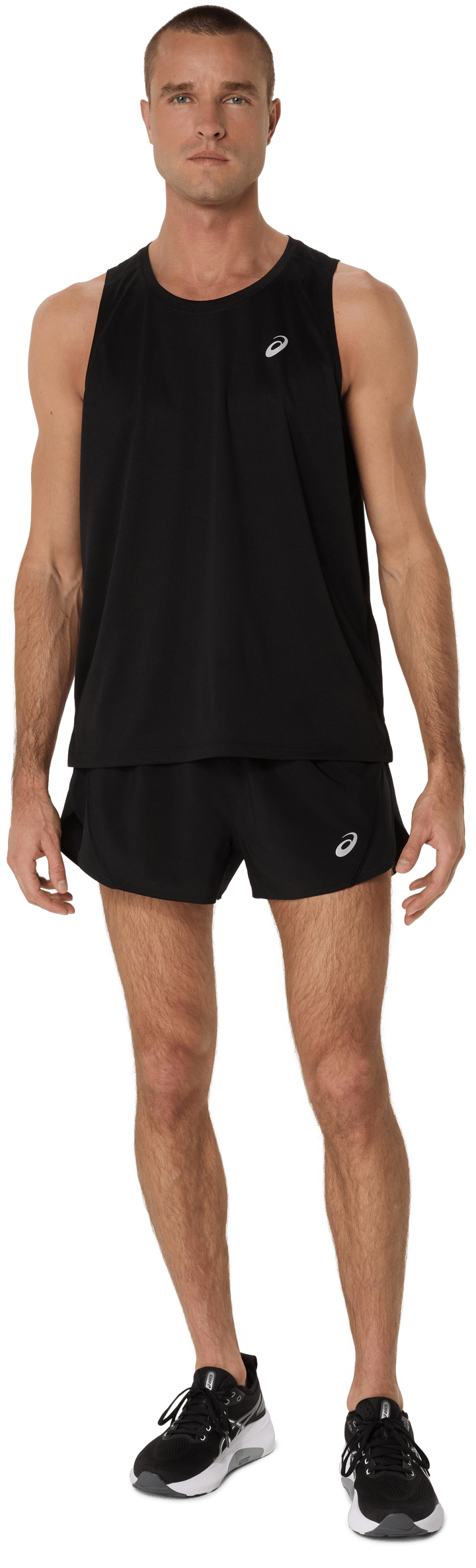 Asics Ms Asics Core Split Short Performance Black Asics