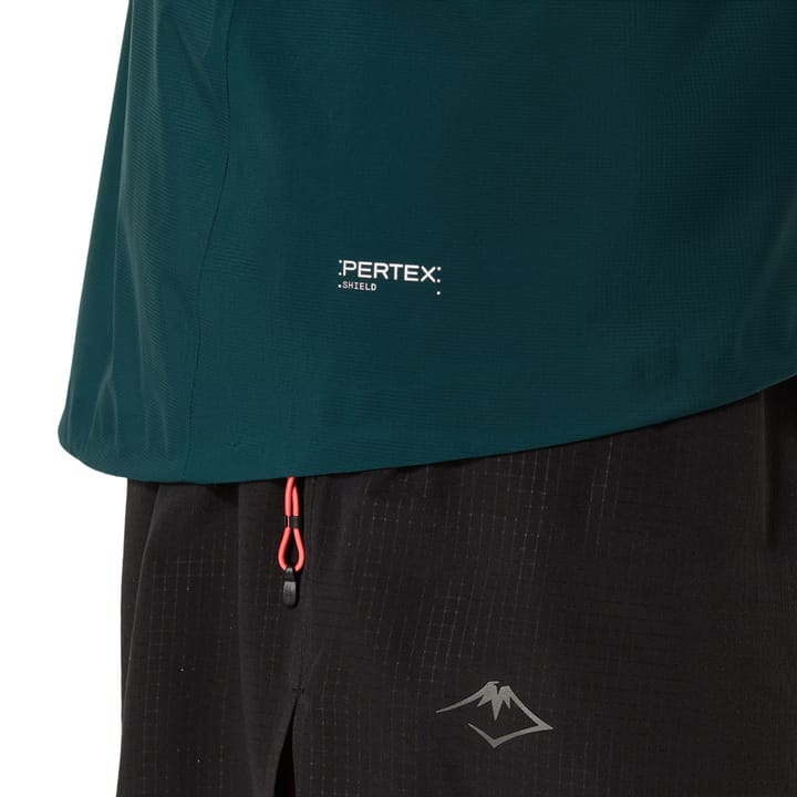 Asics Ms Fujitrail Elite Waterproof Jacket Saxon Green Asics