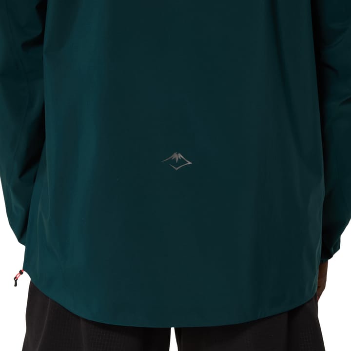 Asics Ms Fujitrail Elite Waterproof Jacket Saxon Green Asics