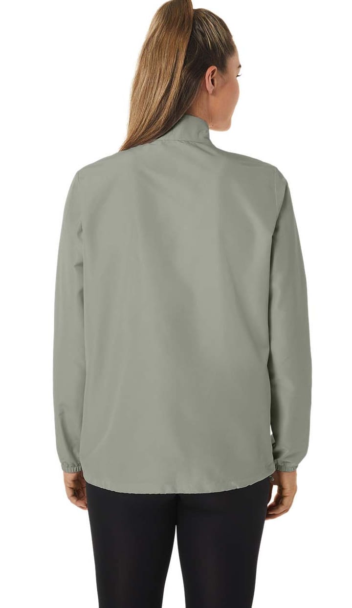 Asics Women's Core Jacket Olive Grey Asics