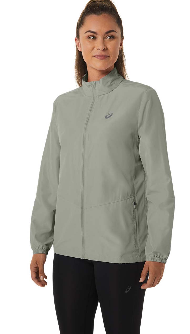 Asics Women’s Core Jacket Olive Grey