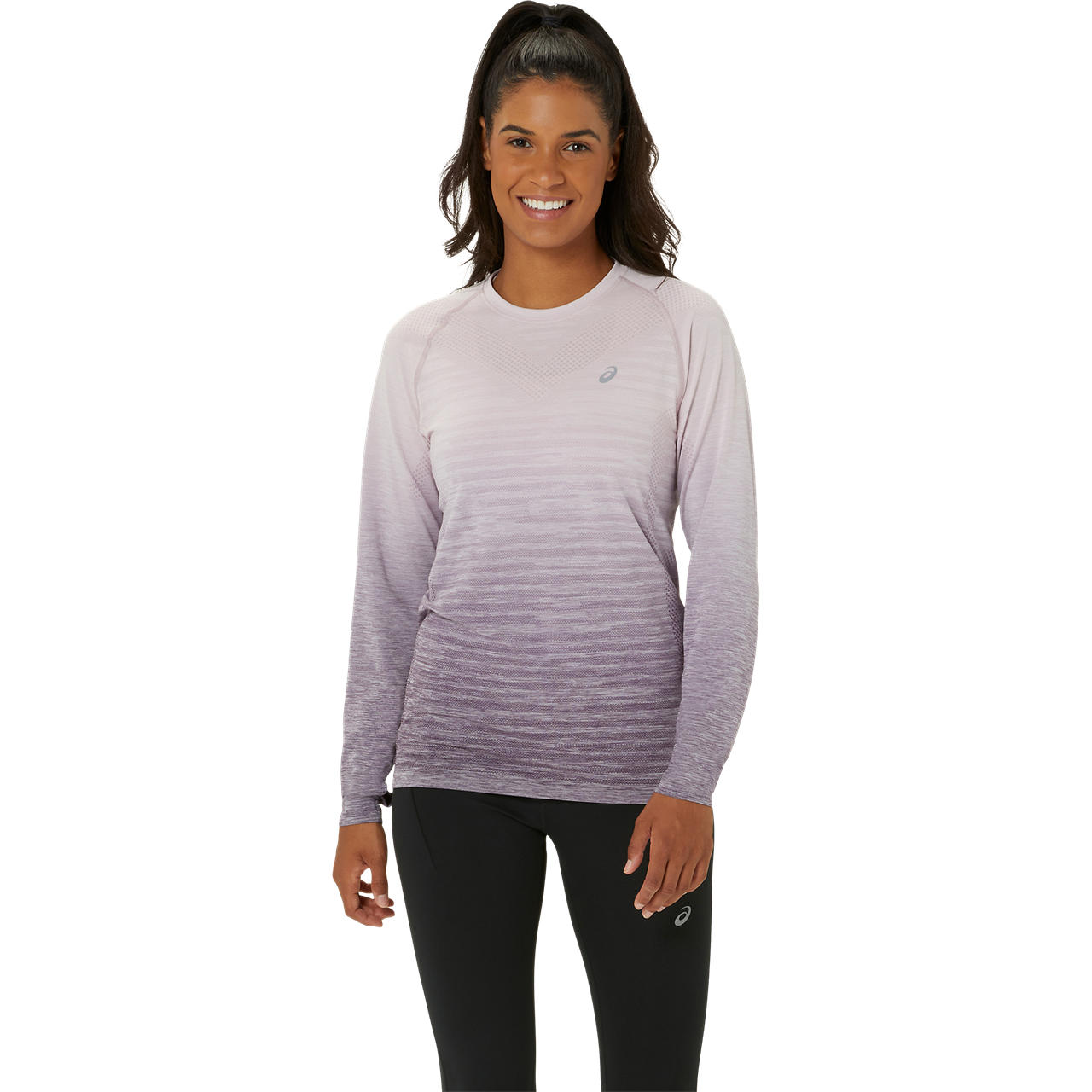 Asics Women’s Seamless LS Top Watershed Rose/Dusty Mauve