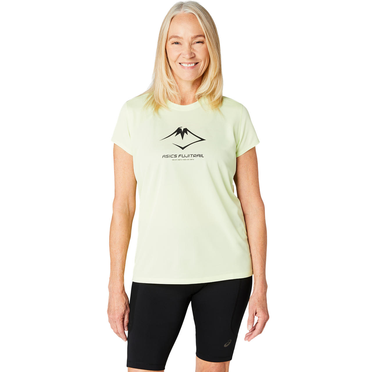 Asics Women’s Fujitrail Logo SS Top Cool Matcha