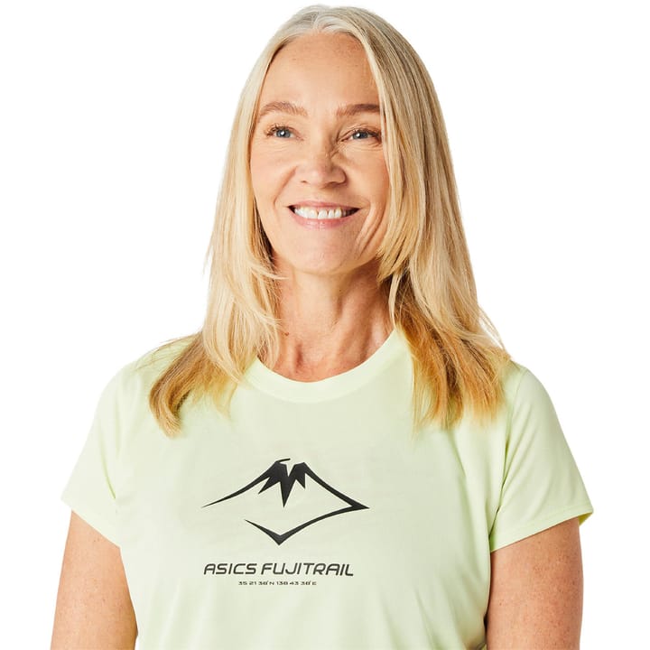 Asics Women's Fujitrail Logo SS Top Cool Matcha Asics