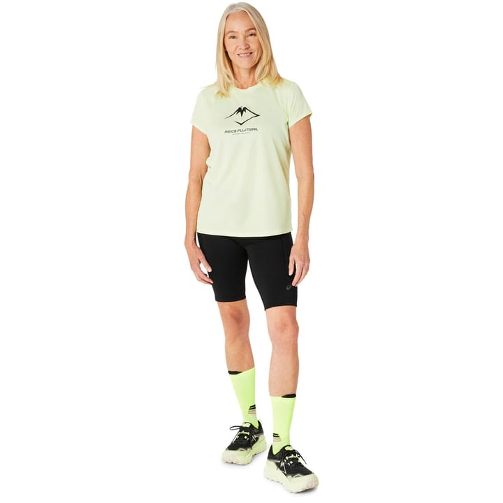 Asics Women's Fujitrail Logo SS Top Cool Matcha Asics