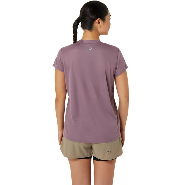 Asics Women's Fujitrail Logo SS Top Dusty Mauve Asics