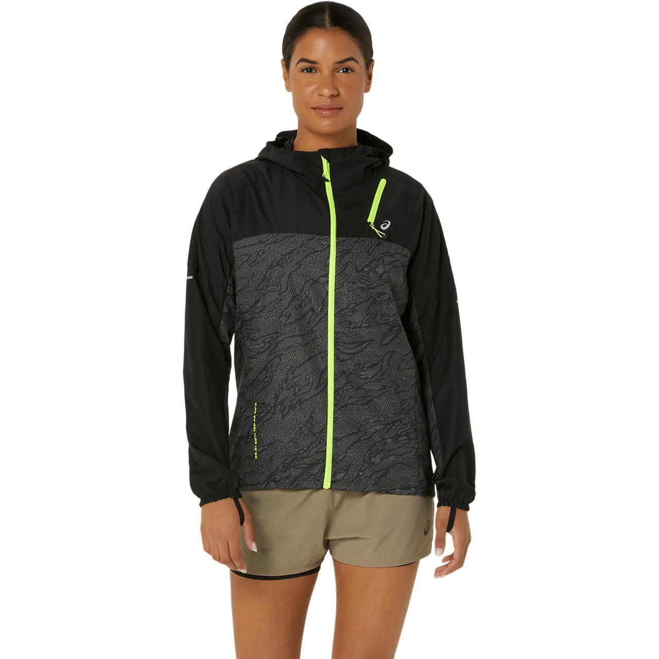 Asics Women’s Fujitrail Packable Windbreaker Performance Black