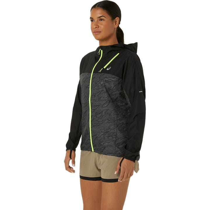 Asics Women's Fujitrail Packable Windbreaker Performance Black Asics