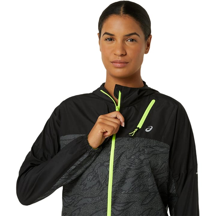 Asics Women's Fujitrail Packable Windbreaker Performance Black Asics