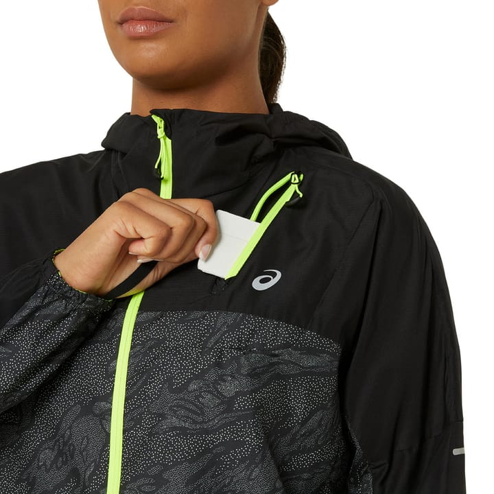 Asics Women's Fujitrail Packable Windbreaker Performance Black Asics