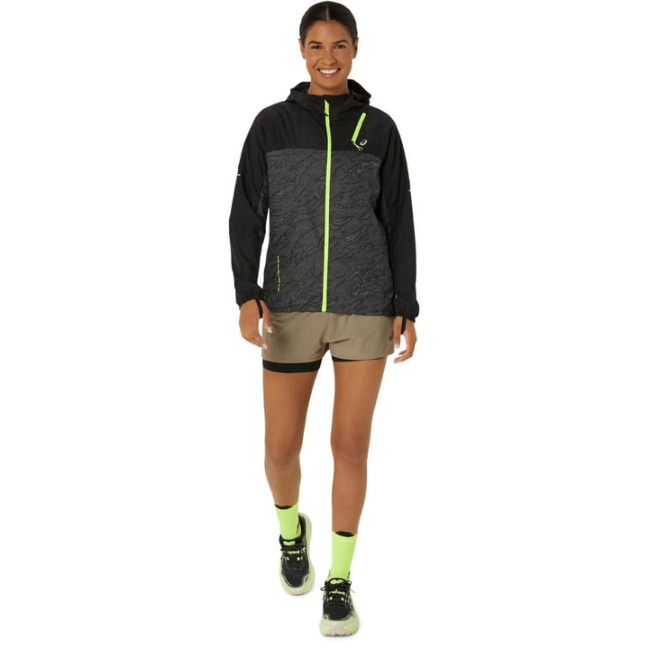 Asics Women's Fujitrail Packable Windbreaker Performance Black Asics