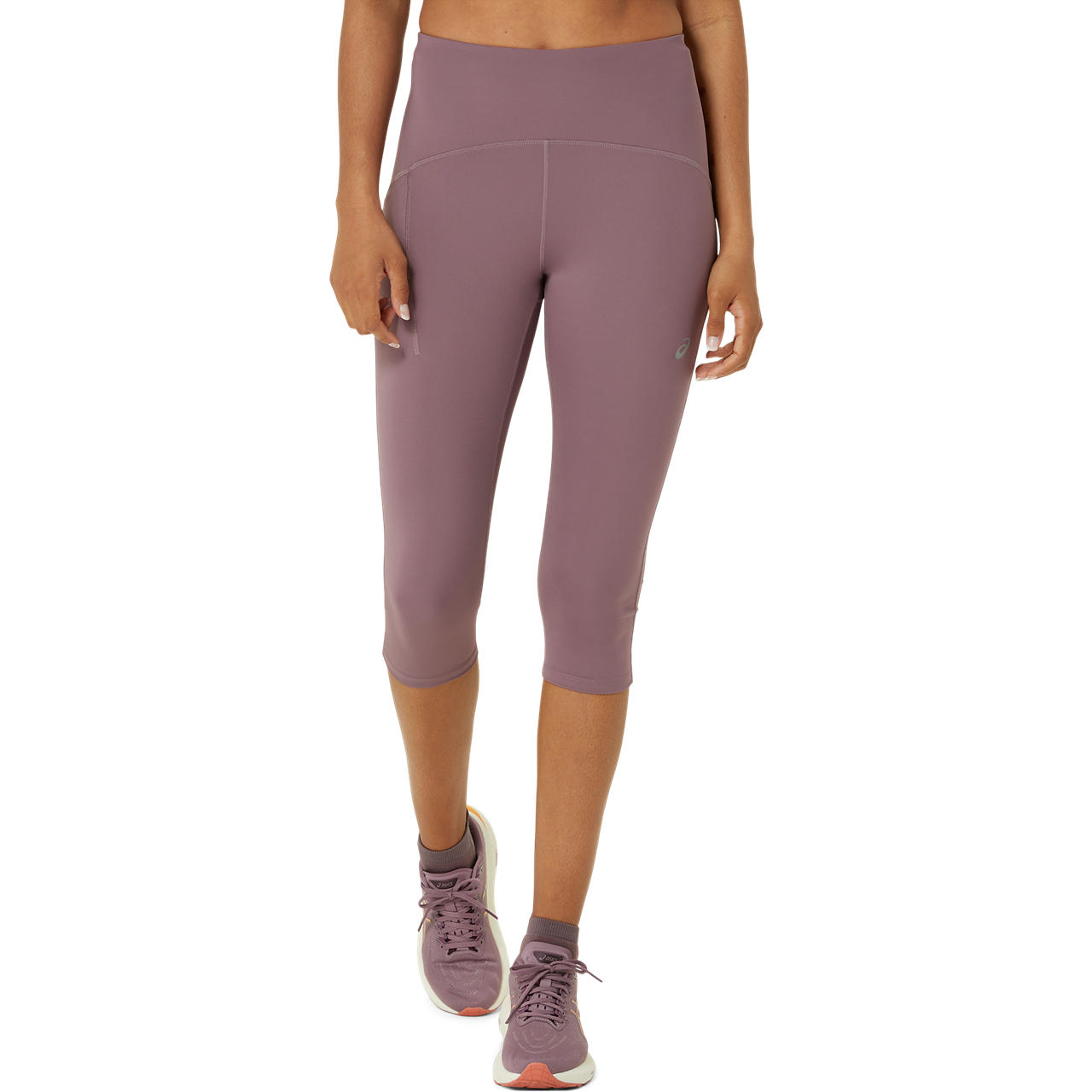 Asics Women’s Road High Waist Capri Tight Dusty Mauve