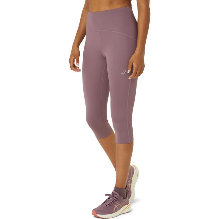 Asics Women's Road High Waist Capri Tight Dusty Mauve Asics