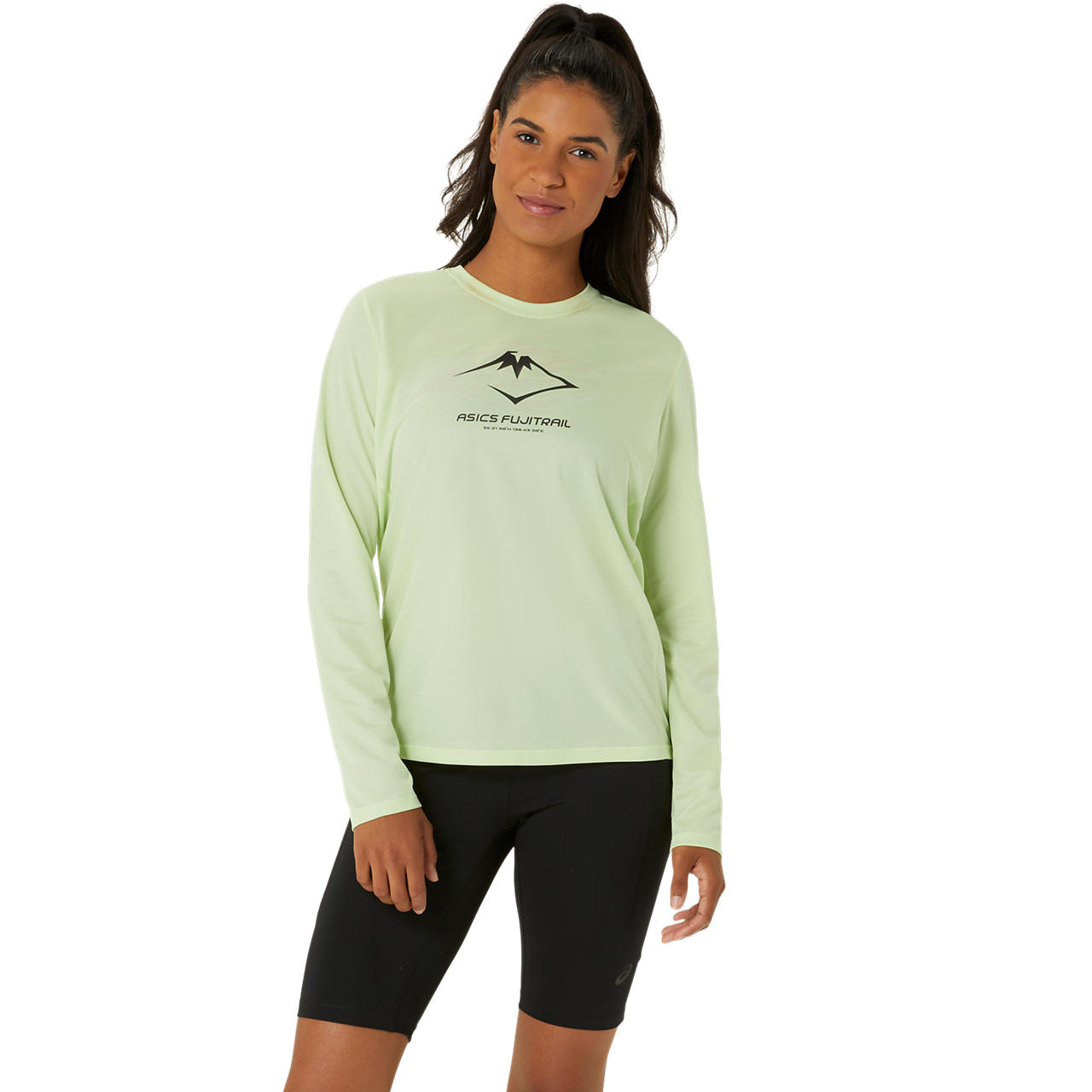 Asics Women’s Fujitrail Logo LS Top Cool Matcha