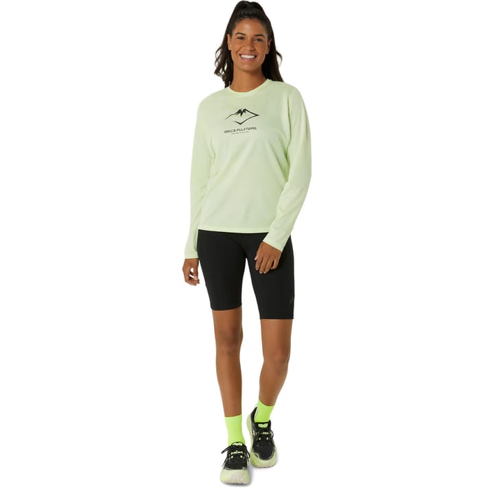 Asics Women's Fujitrail Logo LS Top Cool Matcha Asics