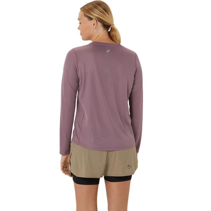 Asics Women's Fujitrail Logo LS Top Dusty Mauve Asics