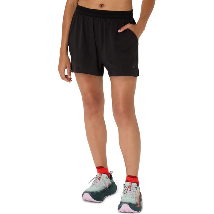 Asics Wms Fujitrail Elite Short Performance Black Asics