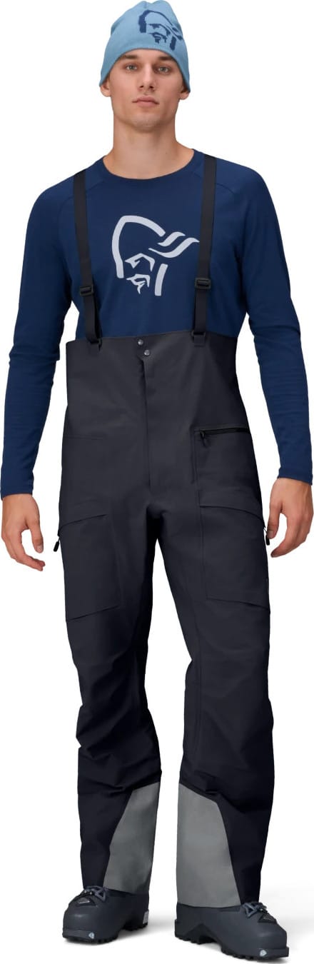 Norrøna Men's Møre GORE-TEX Salopette  Caviar Norrøna