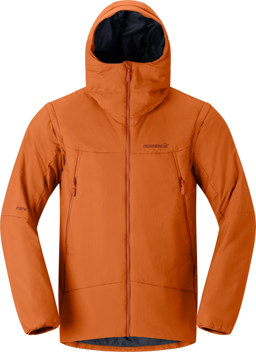 Norrøna Men’s Møre Thermo60 Aero200 Jacket  Gold Flame