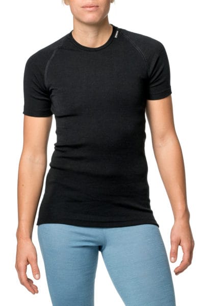 Woolpower Unisex Tee LITE Black Woolpower