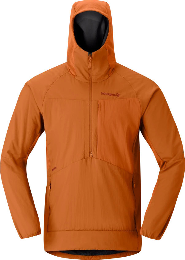 Norrøna Men’s Møre Octa Zip Hood  Gold Flame