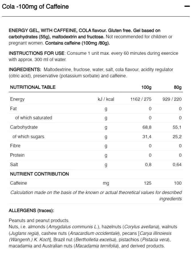 High Fructose Gel Cola