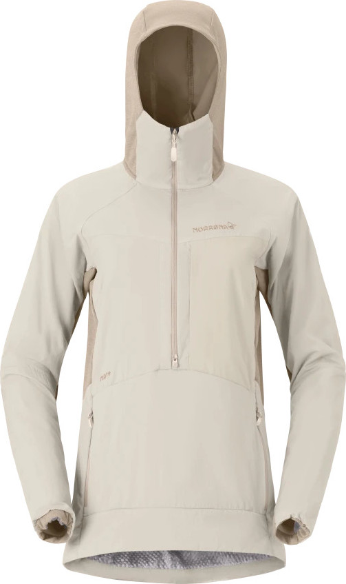 Norrøna Women’s Møre Octa Zip Hood  Oatmeal