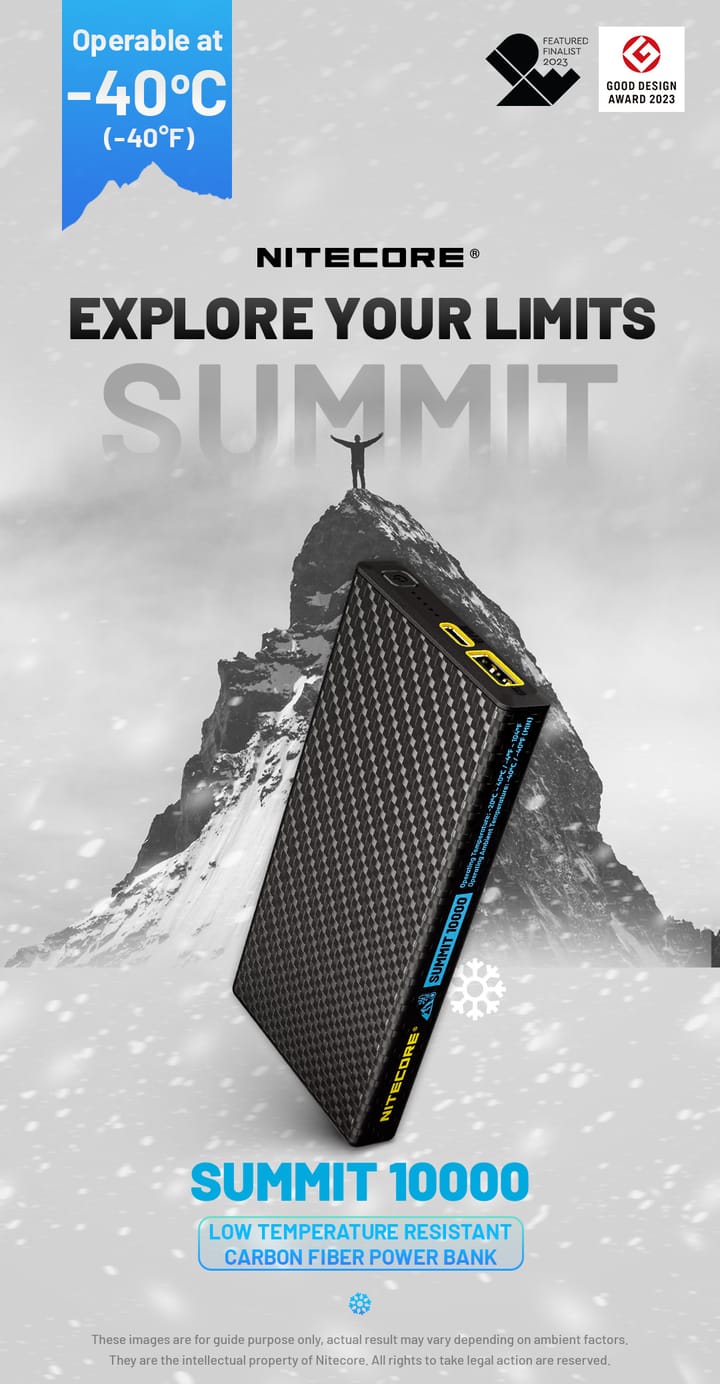 Nitecore Summit 10000 Mah Powerbank Black Nitecore