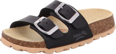 Superfit Kids’ Fussbettpantoffel Black