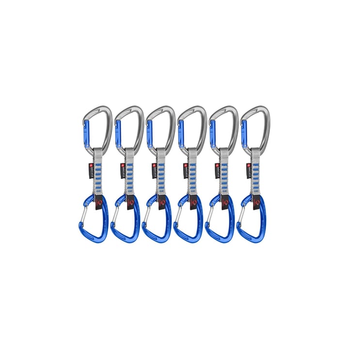 Mammut Crag Keylock Wire 10 cm Indicator 6-Pack Quickdraws Straight Gate/Wire Gate Mammut