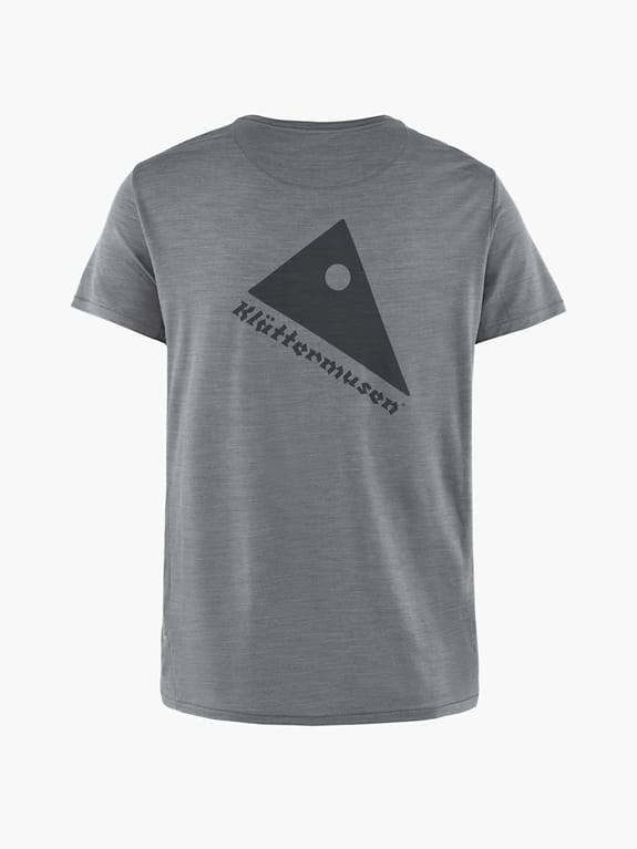 Klättermusen Eir Rain S/S Tee Men's Grey Melange Klättermusen