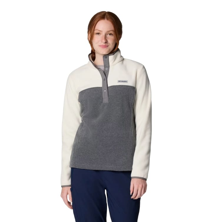 Columbia Benton Springs 1/2 Snap Pull Over Ii City Grey Heather, Chalk Columbia Montrail